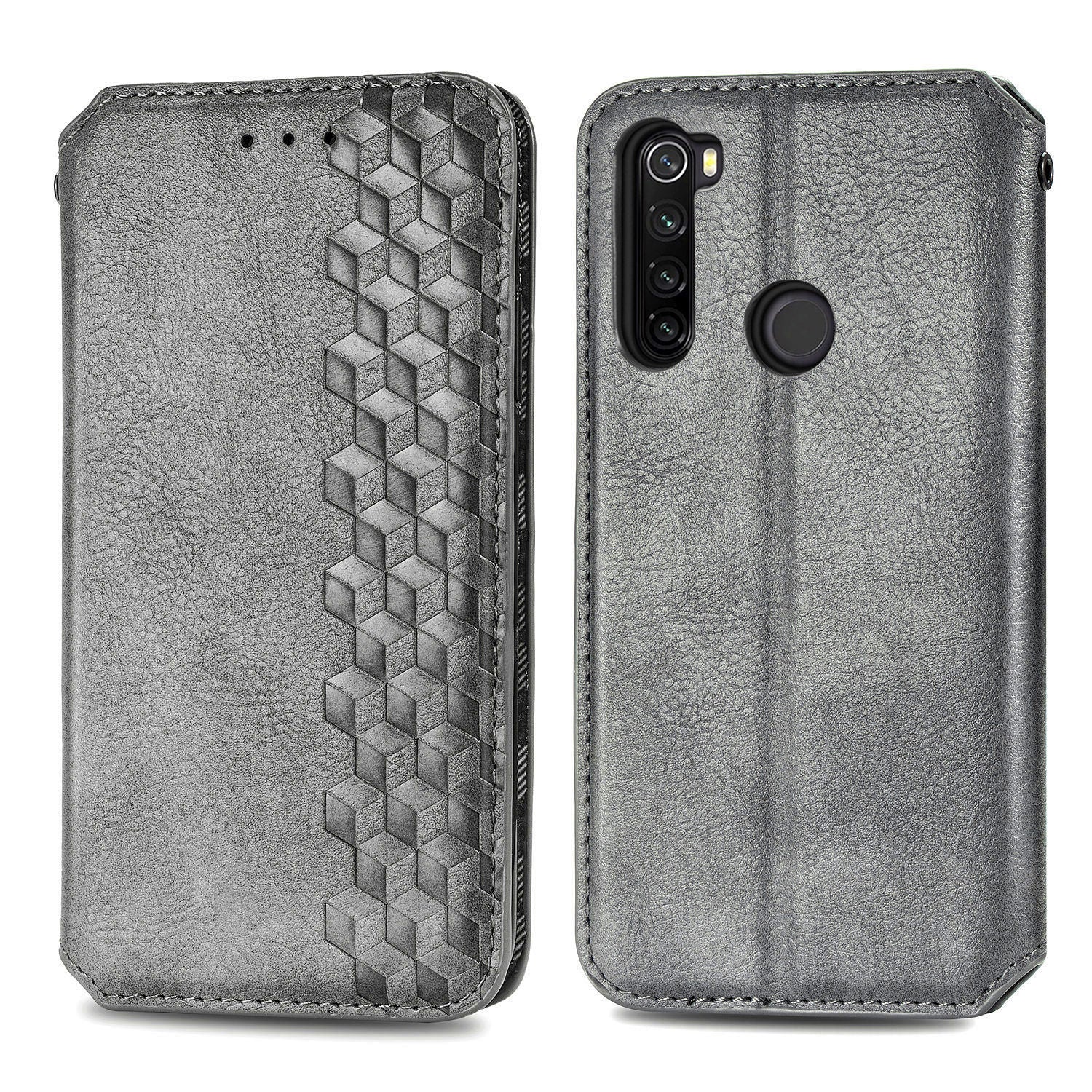 For Xiaomi Redmi Note 8T Rhombus Imprinted Wallet Case PU Leather Stand Magnetic Absorption Phone Cover For Xiaomi Redmi Note 8T Rhombus Imprinted Wallet Case PU Leather Stand Magnetic Absorption Phone Cover